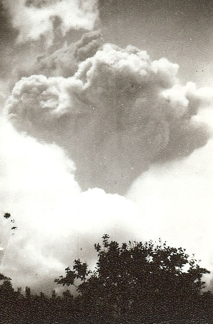 uitbarsting van de Gedeh in 1947